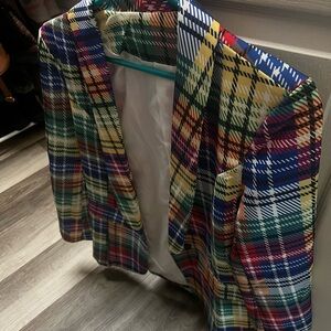 Multicolor Plaid Women’s Blazer
